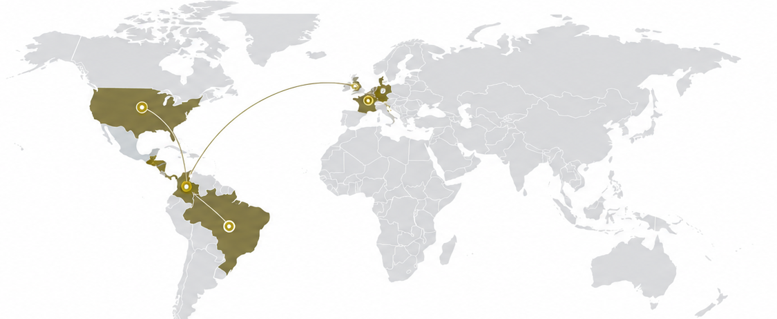 Mapa de las regiones atendidas por PDEAES